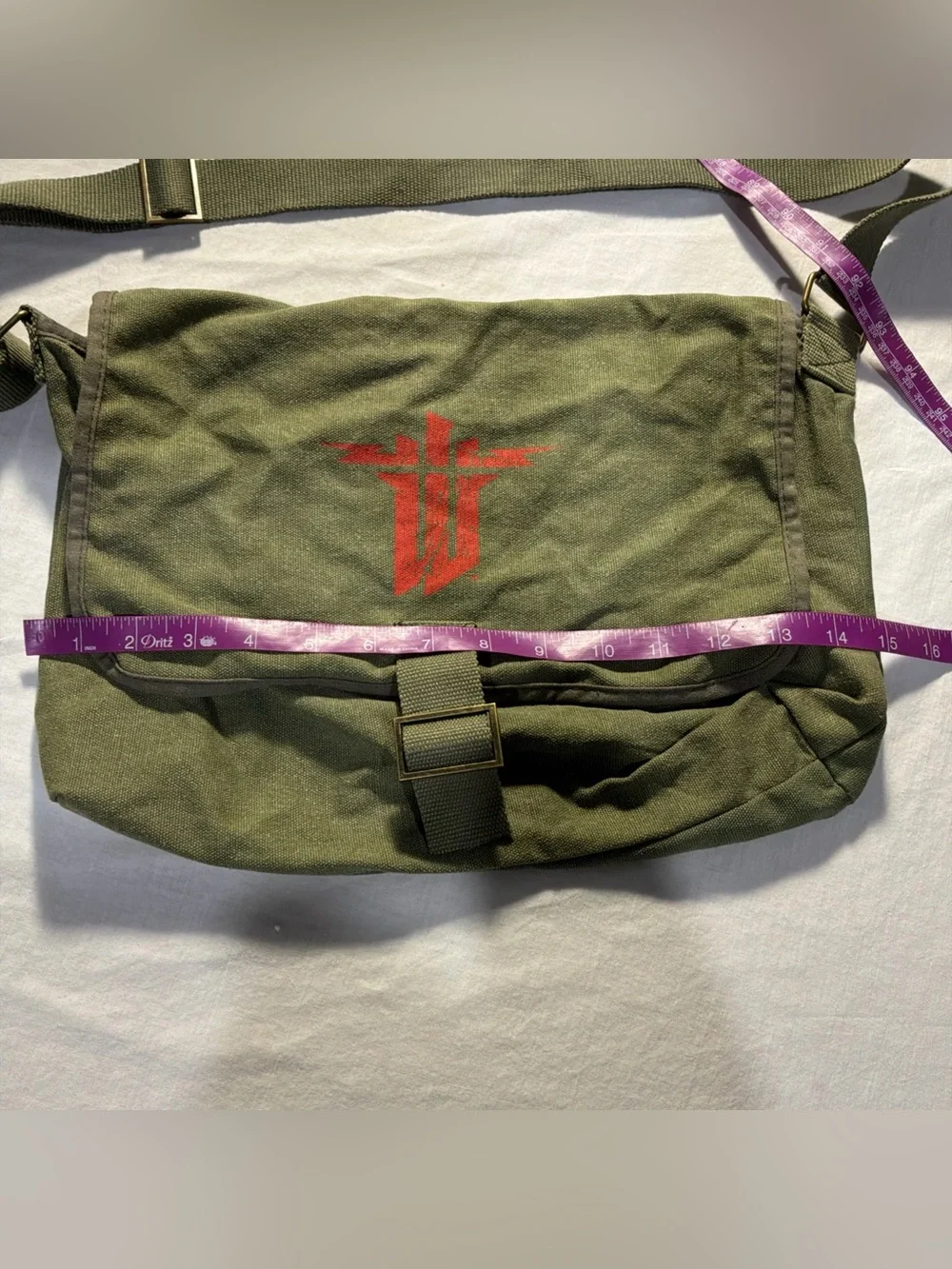 Wolfenstein The New Order Canvas Messenger Bag Military Bag PS3 PS4 Xbox One 360
